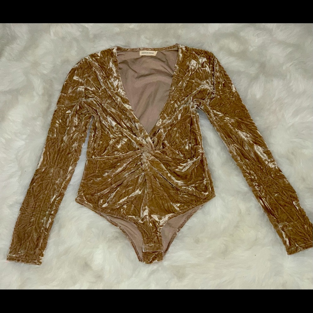 Crushed Velvet Bodysuit